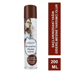 Urban Care Kahve ve Kızıl Saçlar için Kapatıcı Etki Veren Kuru Şampuan 200 ml-Tüm Saç Tipi