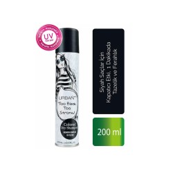 Urban Care Siyah Saçlar İçin Kapatıcı Etki Tazelik ve Ferahlık Veren Kuru Şampuan 200 ml-Tüm Saç Tipi