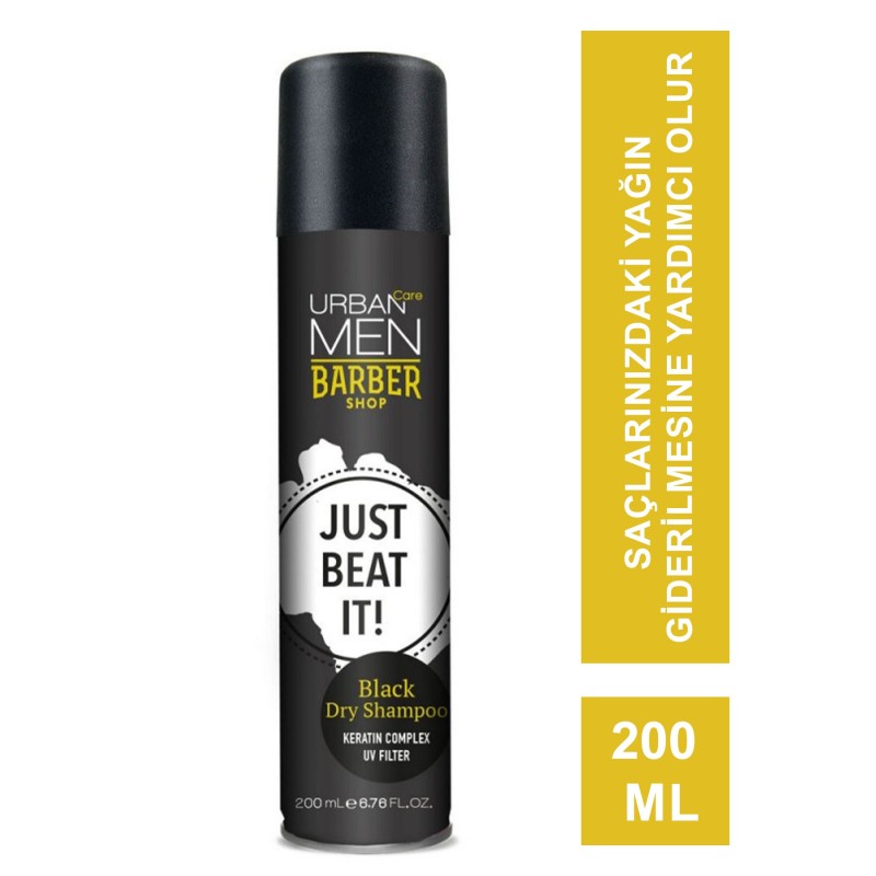 Urban Care Erkeklere Özel Siyah Kuru Şampuan 200 ml-Tüm Saç Tipi Urban Care Erkeklere Özel Siyah Kuru Şampuan 200 ml-Tüm Saç Tipi