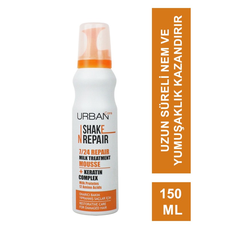 Urban Care Durulanmayan Yıpranmış Saçlara Özel Bakım Köpüğü 150 ml Urban Care Durulanmayan Yıpranmış Saçlara Özel Bakım Köpüğü 150 ml