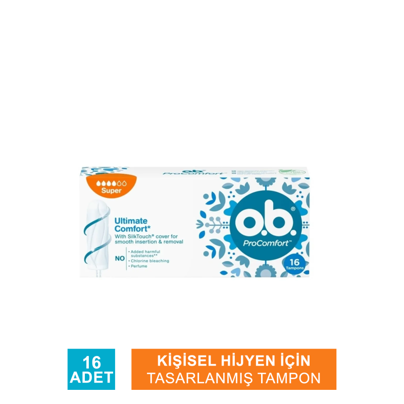 O.B. Pro Comfort Süper Tampon 16 Adet O.B. Pro Comfort Süper Tampon 16 Adet