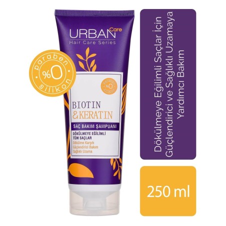 Urban Care Biotin & Keratin Dökülme Karşıtı Saç Bakım Şampuanı 250 ml