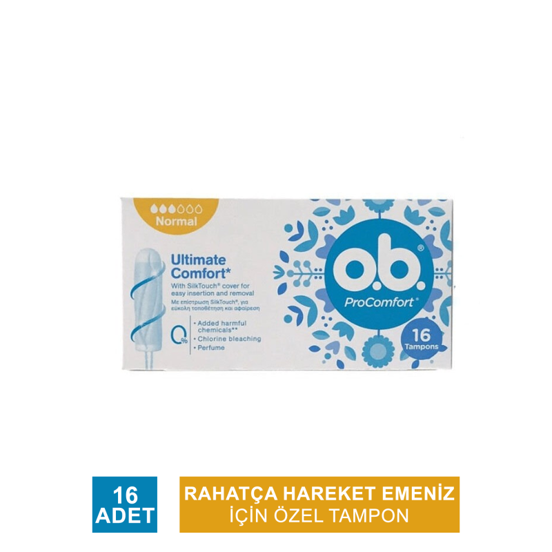 O.B. Pro Comfort Normal Tampon 16 Adet O.B. Pro Comfort Normal Tampon 16 Adet