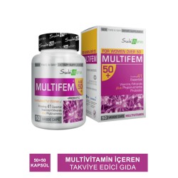 Suda Vitamin Vitamins For Woman Over 50 MultiFem 50+ 50 Kapsül
