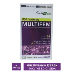 Suda Vitamin Vitamins For Women MultiFem 30 Kapsül
