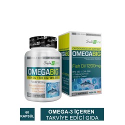 Suda Vitamin Vitamins Omegabig Balık Yağı 1200 mg 60 Kapsül