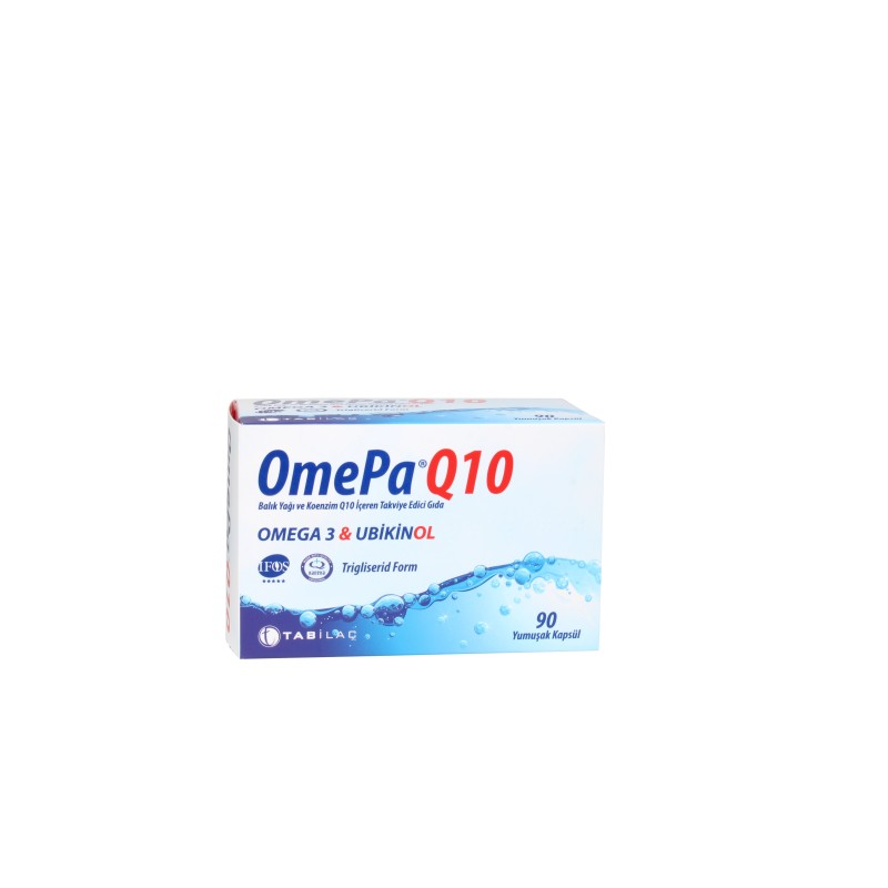 Omepa-Q10 Omega3 Ubiquinol 90 Kapsül Omepa-Q10 Omega3 Ubiquinol 90 Kapsül
