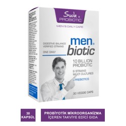 Suda Vitamin Suda Probiotic Men Daily Care Probiotics 30 Kapsül