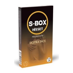 S-BOX Prezervatif Ekstra İnce 12 adet