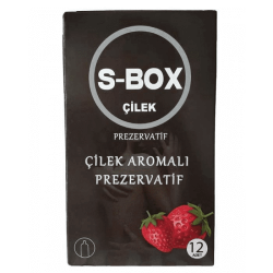 S-BOX Prezervatif Strawberry 12 adet