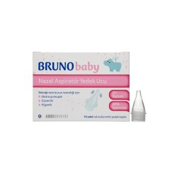 Bruno Baby Nazal Aspiratör Yedek Uç 10'lu