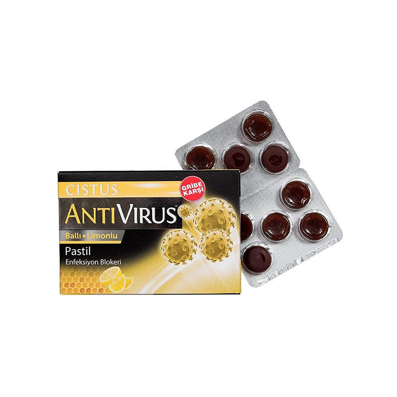 Cistus Antivirus Ballı Limonlu Pastil 10 Adet