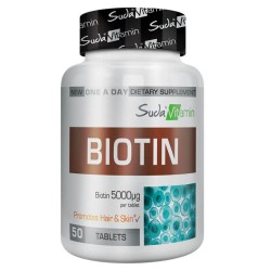 Suda Vitamin Biotin 5000mcg 50 Tablet