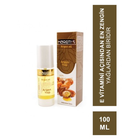 Harem's Argan Yağı 100ML (S.K.T 08-2025)