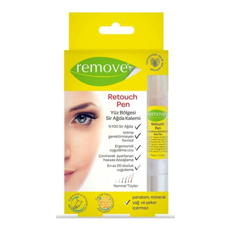 Remove Retouch Pen Yüz Bölgesi Sir Ağda Kalemi Normal Ciltler 4 ml