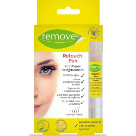 Remove Retouch Pen Yüz Bölgesi Sir Ağda Kalemi Normal Ciltler 4 ml