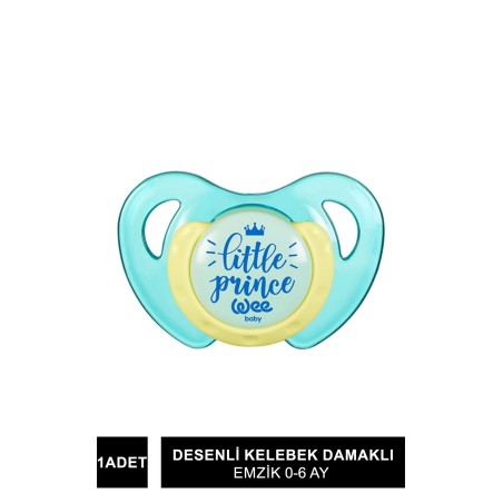 Wee Baby Desenli Kelebek Damaklı Emzik 0-6 Ay ( 172 )