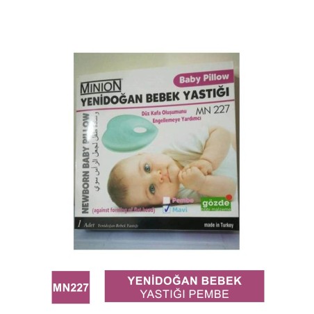 Minion Yenidoğan Bebek Yastığı Pembe Mn 227