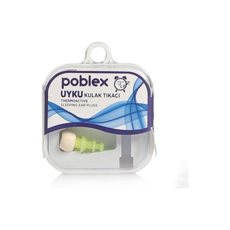 Poblex Uyku Kulak Tıkacı Thermoactive 1 Çift ( Beden:S ) Kutulu