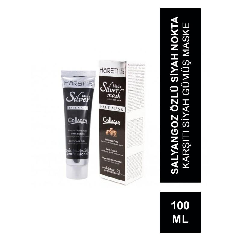 Harem's Black Silver Mask Siyah Gümüş Maske 100 ML
