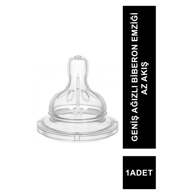 Wee Baby Geniş Ağızlı Biberon Emziği Az Akış No:1 828