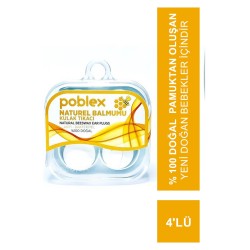 Poblex Naturel Balmumu Kulak Tıkacı - Kulak Koruyucu Tıpası 4'lü