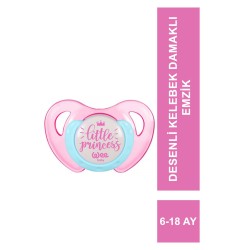 Wee Baby Desenli Kelebek Damaklı Emzik 6-18 Ay ( 173 )