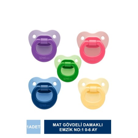 Wee Baby  841 Mat Gövdeli Damaklı Emzik No:1