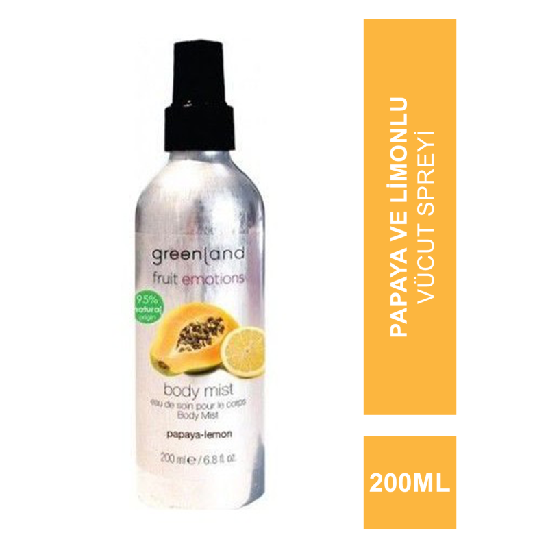 Greenland Body Mist Papaya - Lemon 200 ml