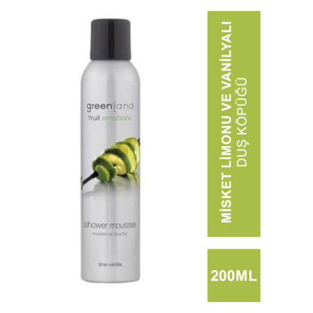 Greenland Shower Mousse Lime - Vanilla 200 ml