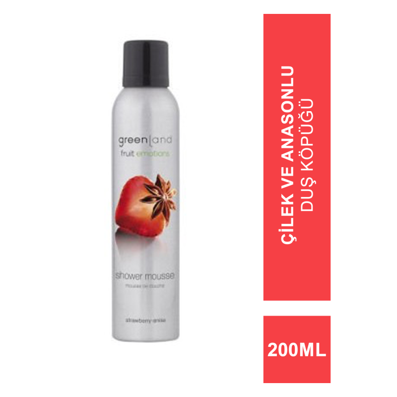 Greenland Shower Mousse Strawbeery - Anise 200 ml