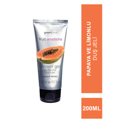 Greenland Shower Gel Papaya - Lemon 200 ml