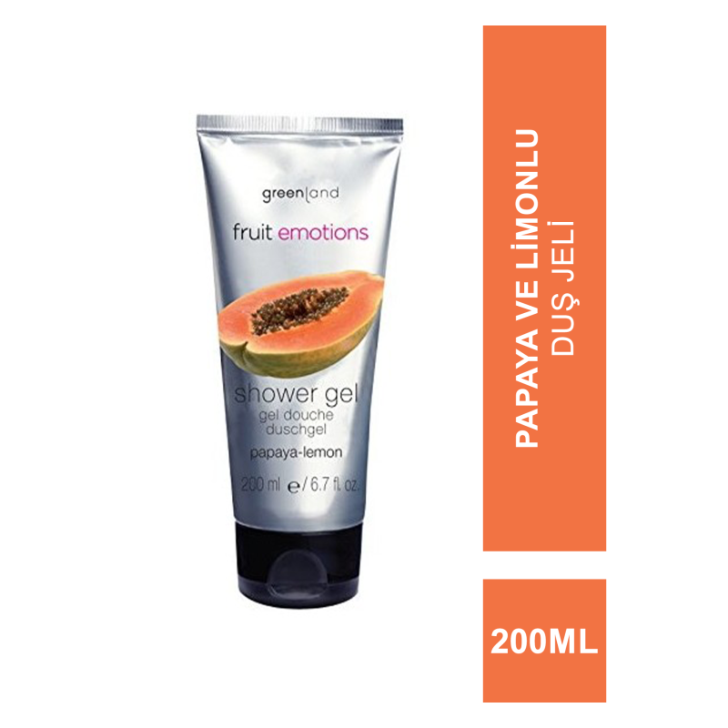Greenland Shower Gel Papaya - Lemon 200 ml