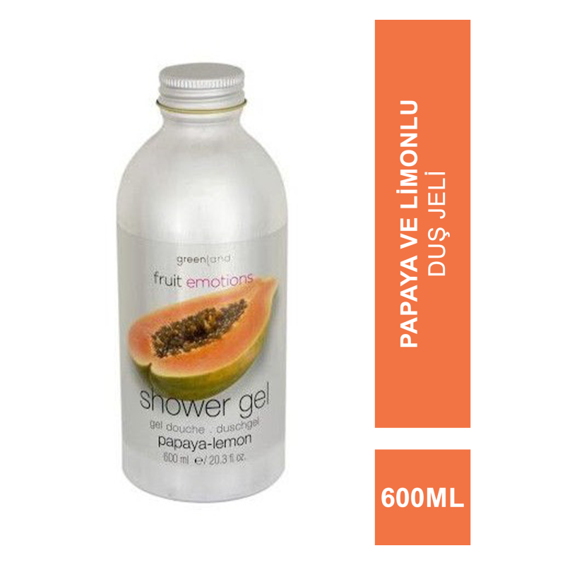 Greenland Shower Gel Papaya - Lemon 600 ml