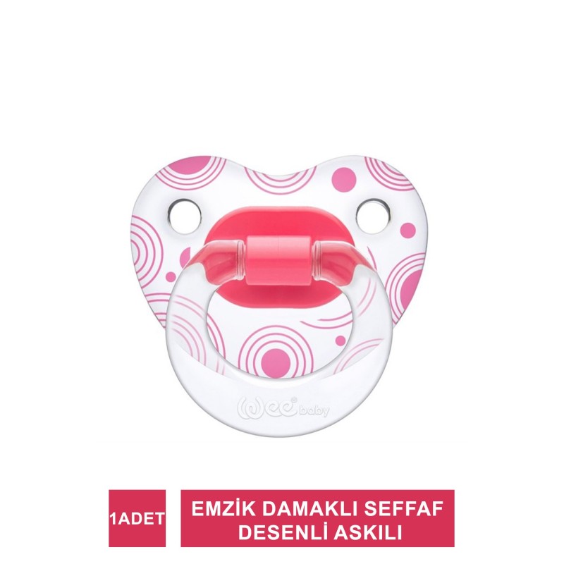 Wee Baby 836 Emzik Damaklı Seffaf Desenli Askılı No:1 Fiyatı ve Yorumları