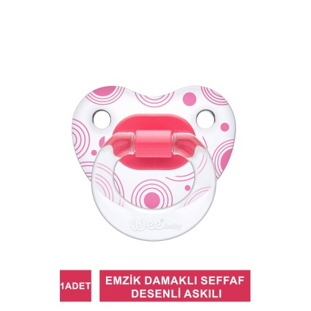 Wee Baby 836 Emzik Damaklı Seffaf Desenli Askılı No:1 Fiyatı ve Yorumları