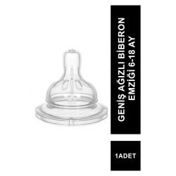 Wee Baby  Klasik + Geniş Ağızlı Biberon Emziği 6-18 Ay ( 853 )