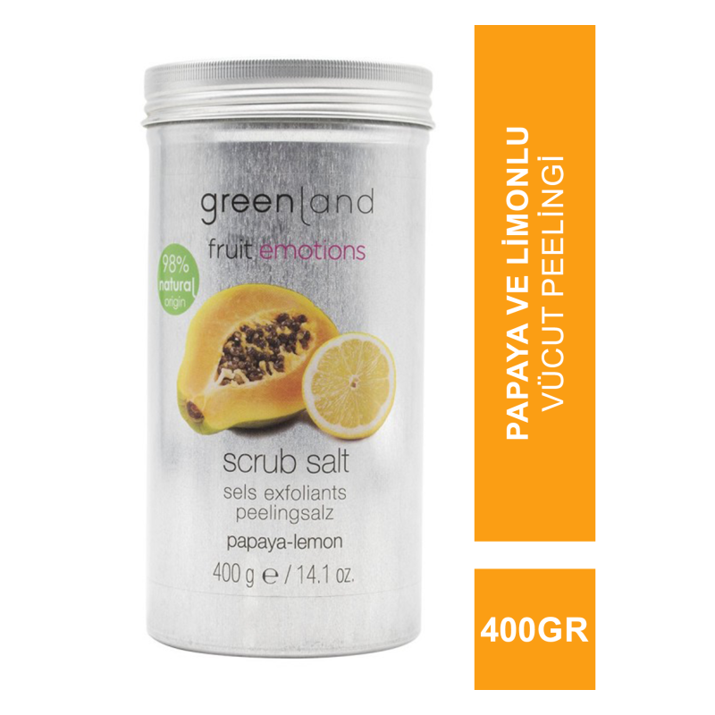Greenland Scrub Salt Papaya - Limon 400 gr
