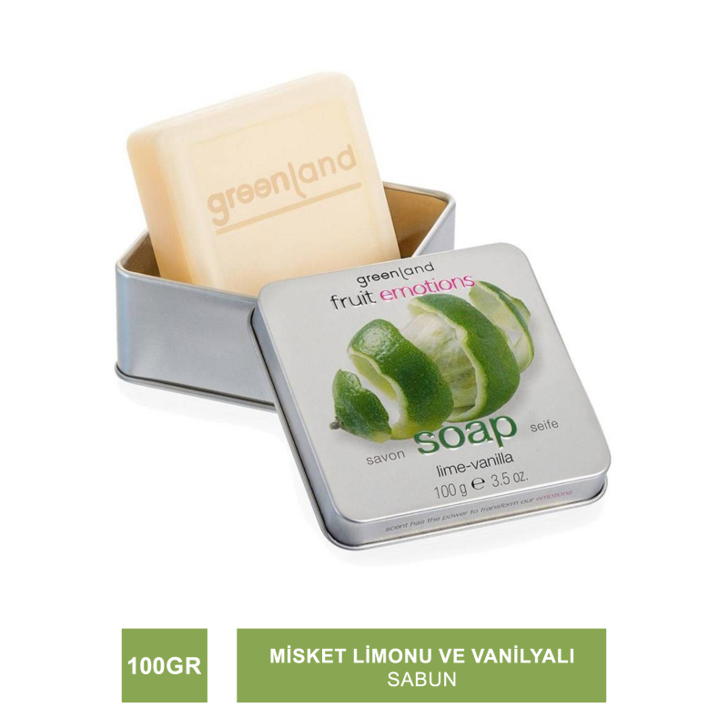 Greenland Soap Lime - Vanilla 100 gr