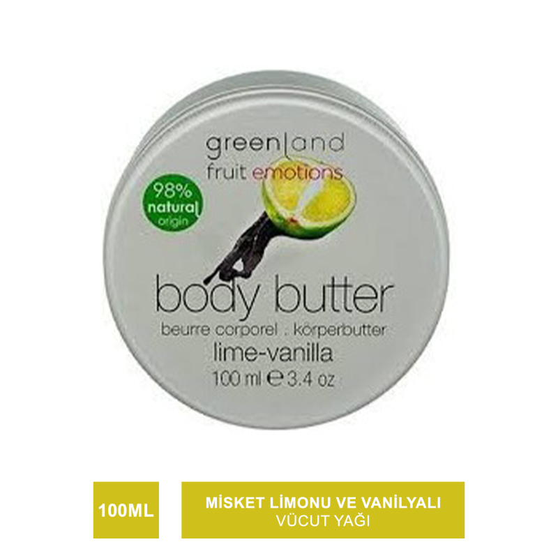 Greenland Body Butter Lime - Vanilla 100 ml