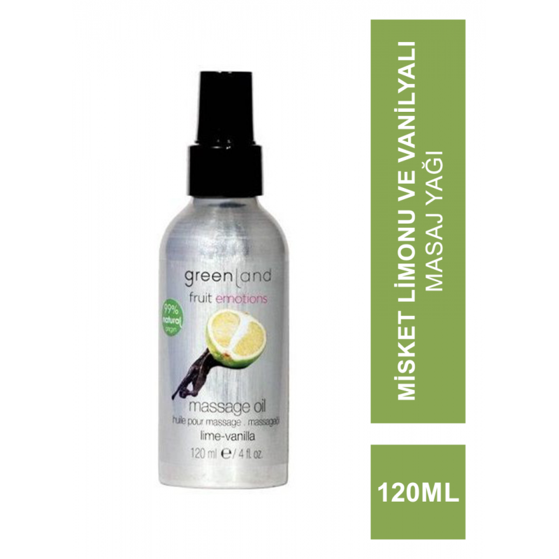 Greenland Massage Oil Lime - Vanilla 120 ml