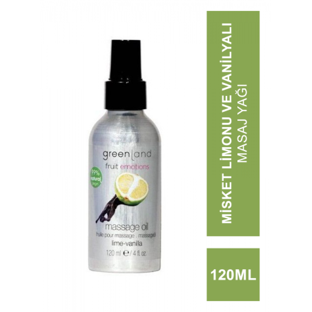 Greenland Massage Oil Lime - Vanilla 120 ml