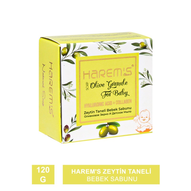 Harem's Zeytin Taneli Bebek Sabunu 120g