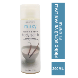 Greenland Body Scrub Rice Milk - Vanilla 200 ml