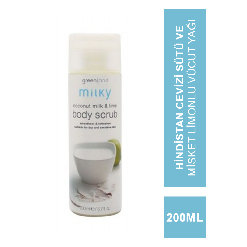 Greenland Body Scrub Coconut Milk - Lime 200 ml