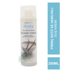 Greenland Milky Shower Cream Rice Milk - Vanilla 250 ml