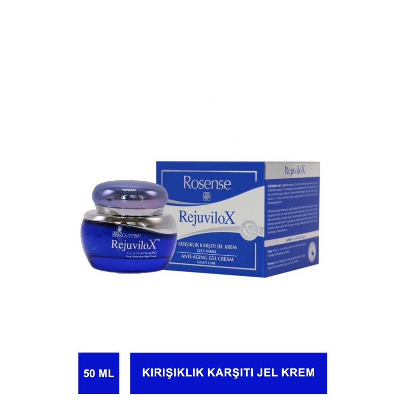 Rosense Rejuvilox Kırışıklık Karşıtı Jel Krem Gece Bakım 50ml Rosense Rejuvilox Kırışıklık Karşıtı Jel Krem Gece Bakım 50ml