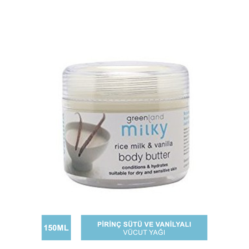 Grenland Milk Body Butter Rice Milk - Vanilla 150 ml