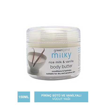 Grenland Milk Body Butter Rice Milk - Vanilla 150 ml