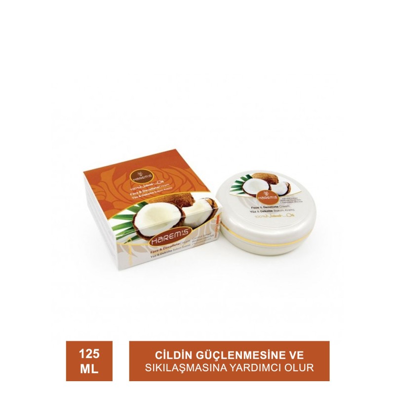 Harem's Hindistan Cevizi Özlü Yüz & Dekolte Bakım Kremi 125ML